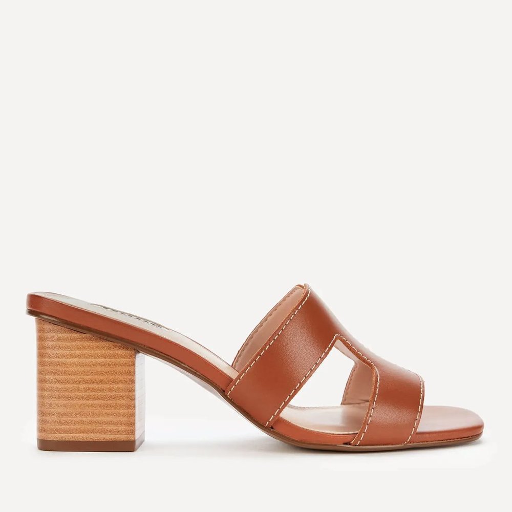 Women's Jupe Leather Heeled Mules